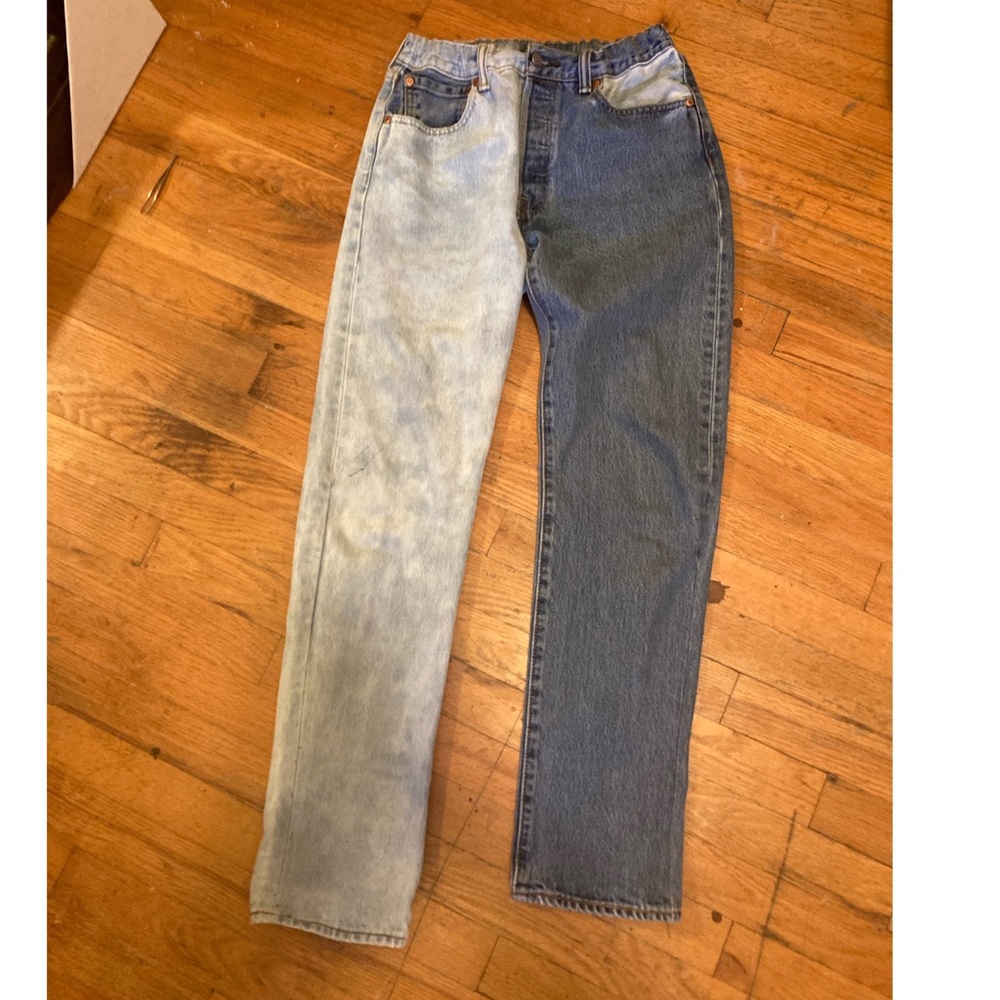 Two Tone Bleached Vintage Levi’s